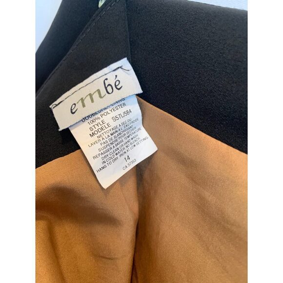 Embe Black Skirt Sz 14 - Picture 4 of 4